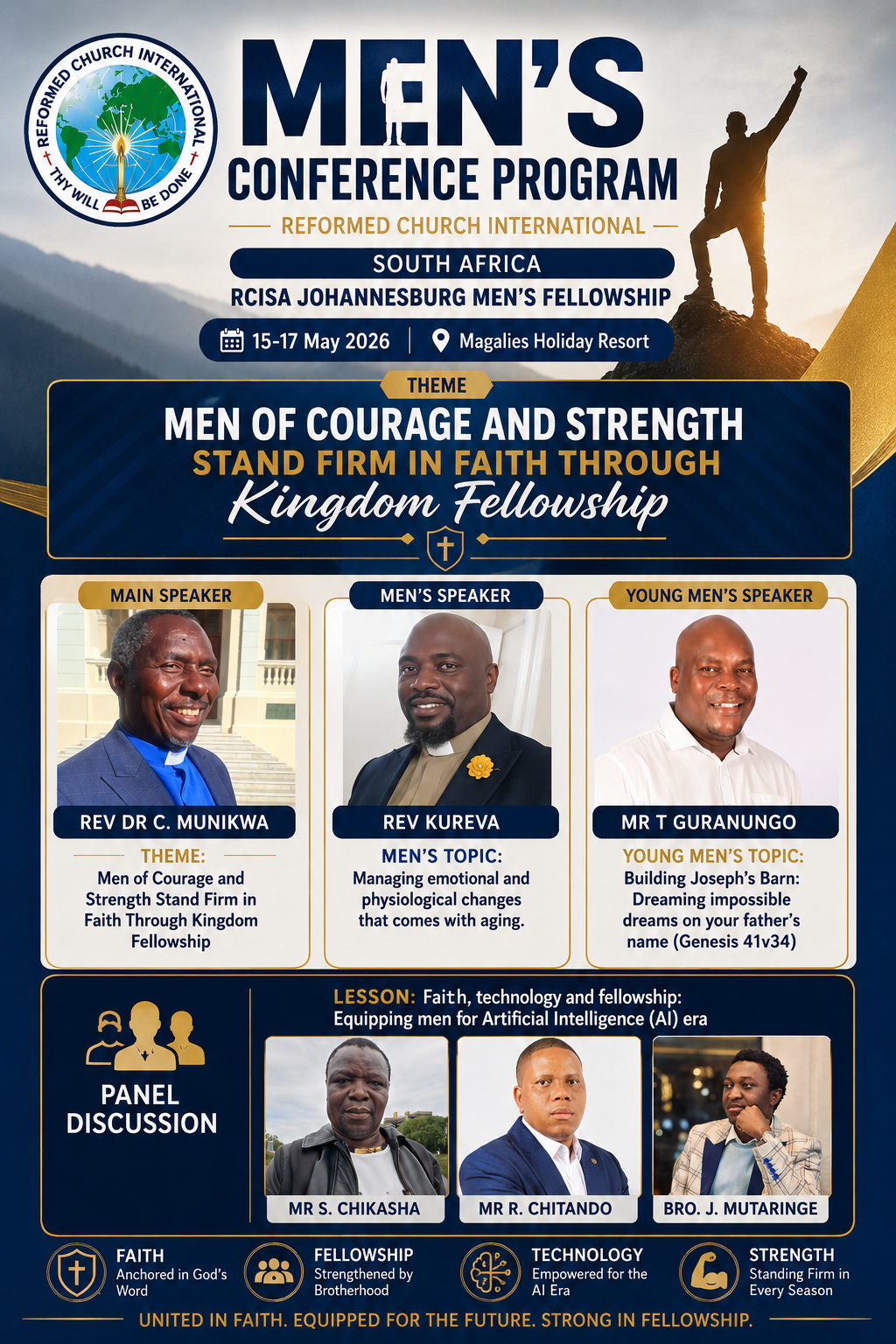 RCISA JOHANNESBURG MEN’S FELLOWSHIP